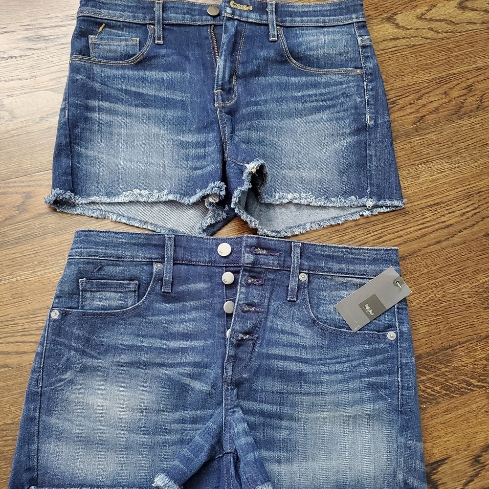 2 pairs of Massimo Jean shorts. Size 6.